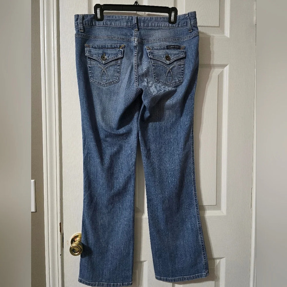 Vintage Y2K Calvin Klein Lean Bootcut Jeans, Relaxed Fit, Low-Mid Rise, EUC! - Picture 6 of 12